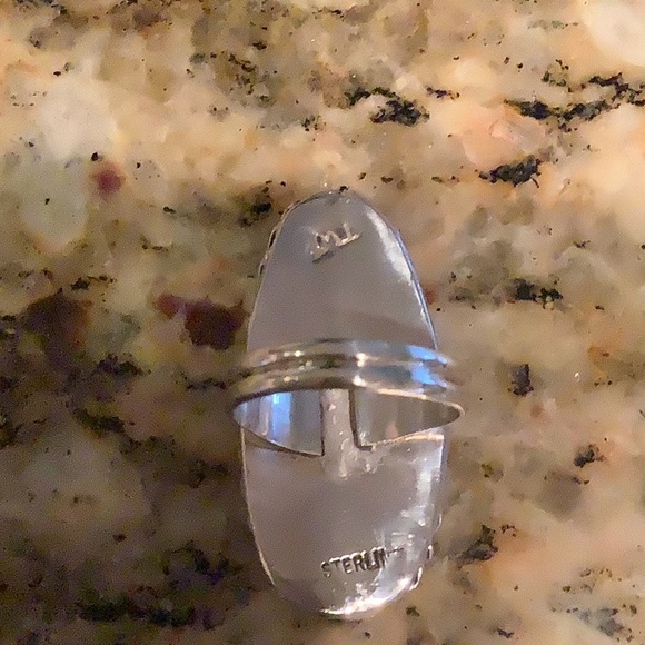 Gorgeous Turquoise Silver Ring 🦋🦋🦋 - Picture 5 of 11